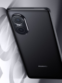 A black Huawei nova 9 SE